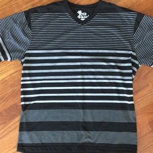 Old Skool grey and black striped shirt